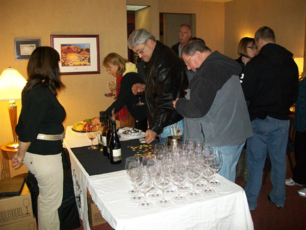 wine tasting lobby