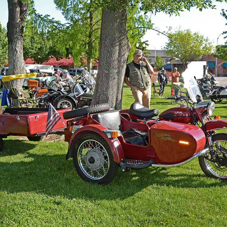 vintage sidecar show Paso Robles